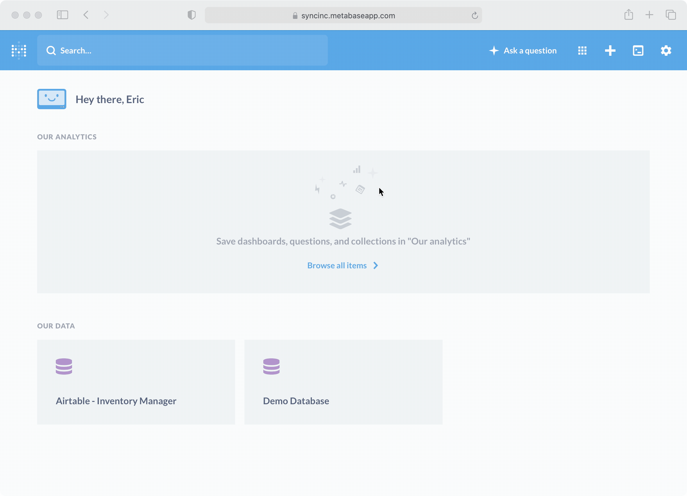 Add question to dashboard