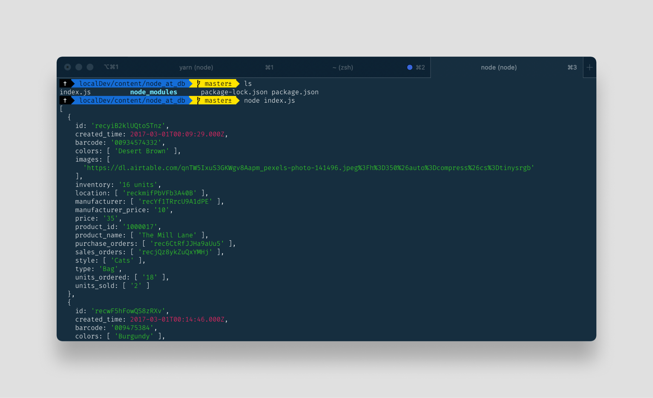 Run script