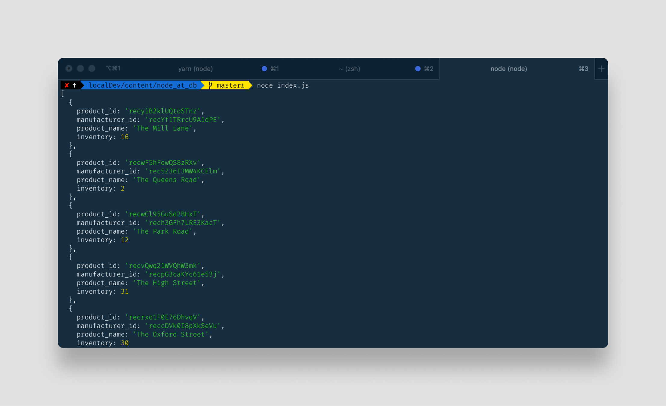 Run script