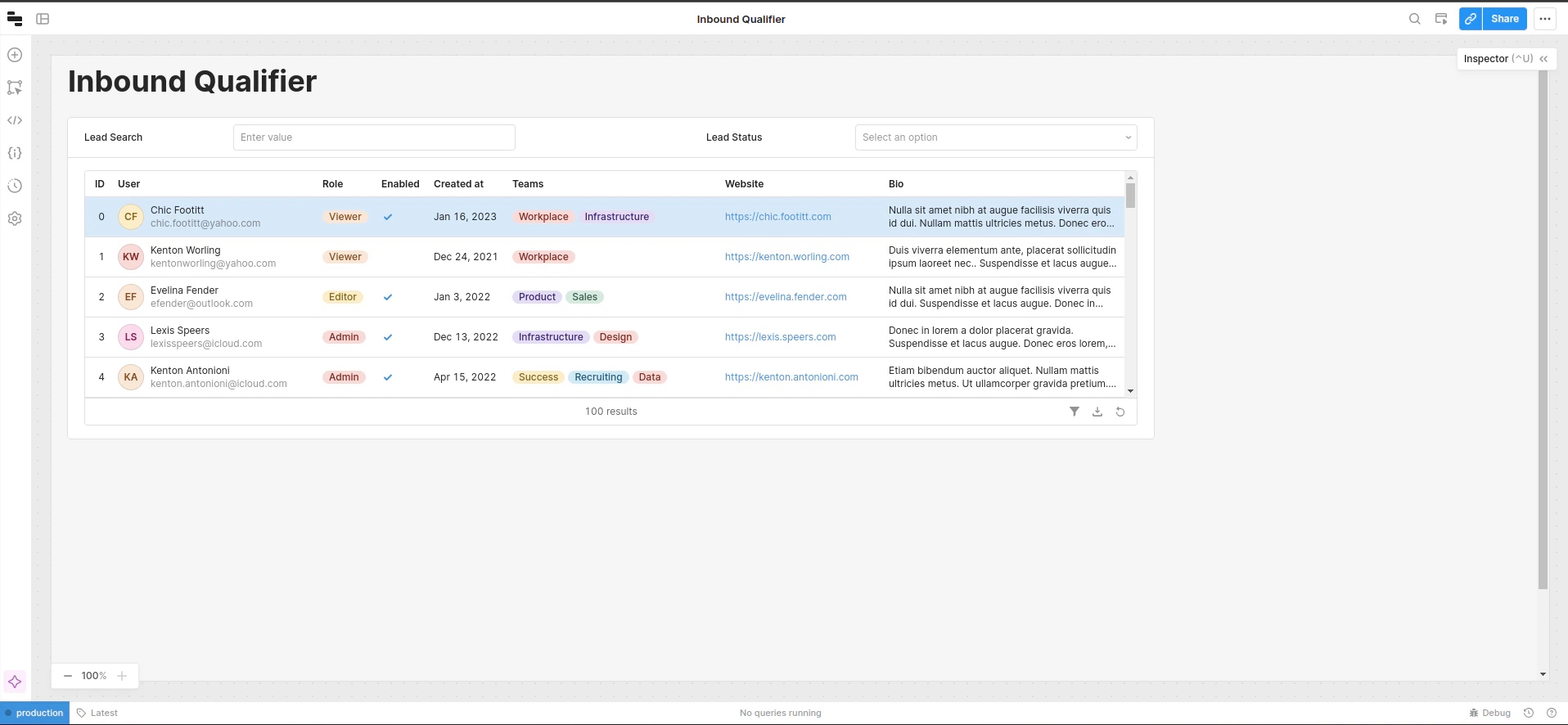 Start building the app