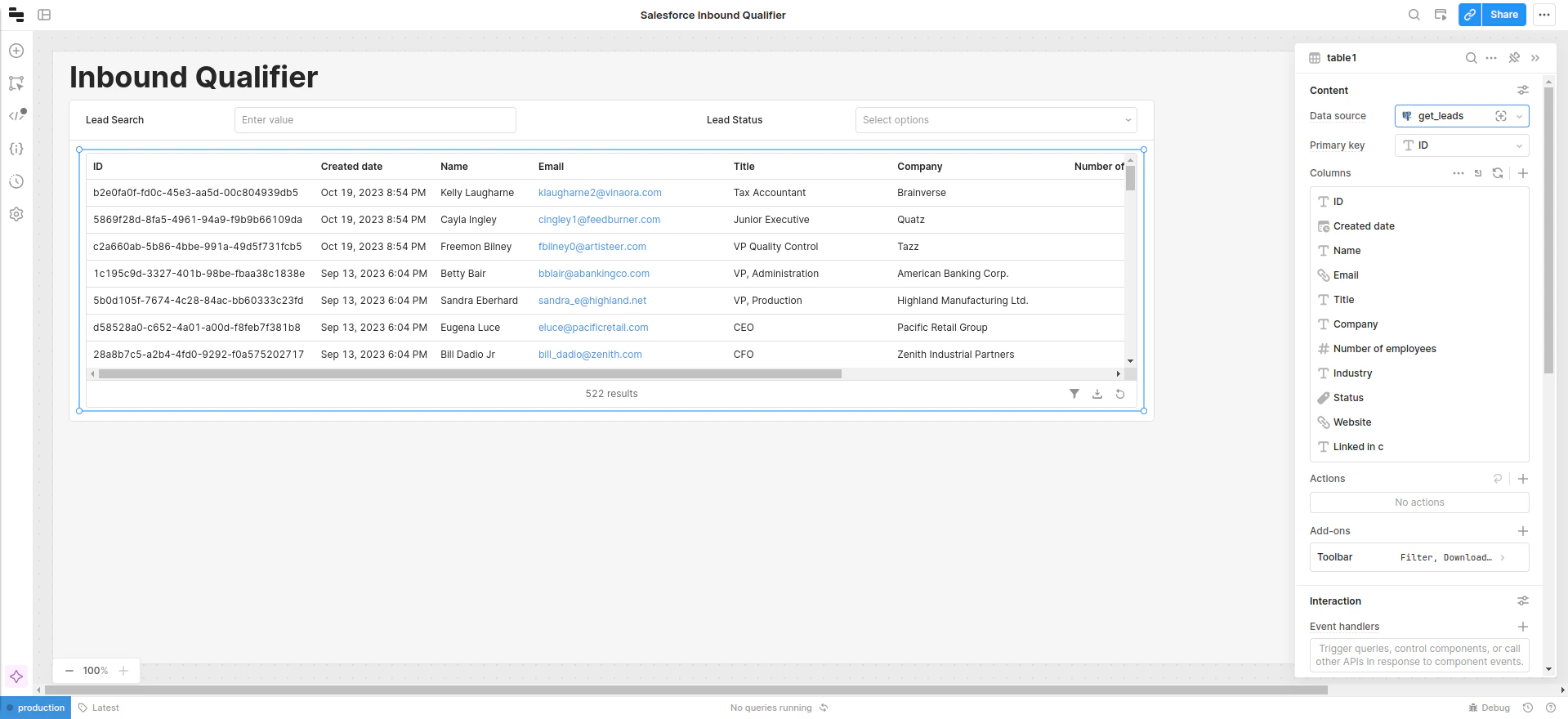 Start building the app
