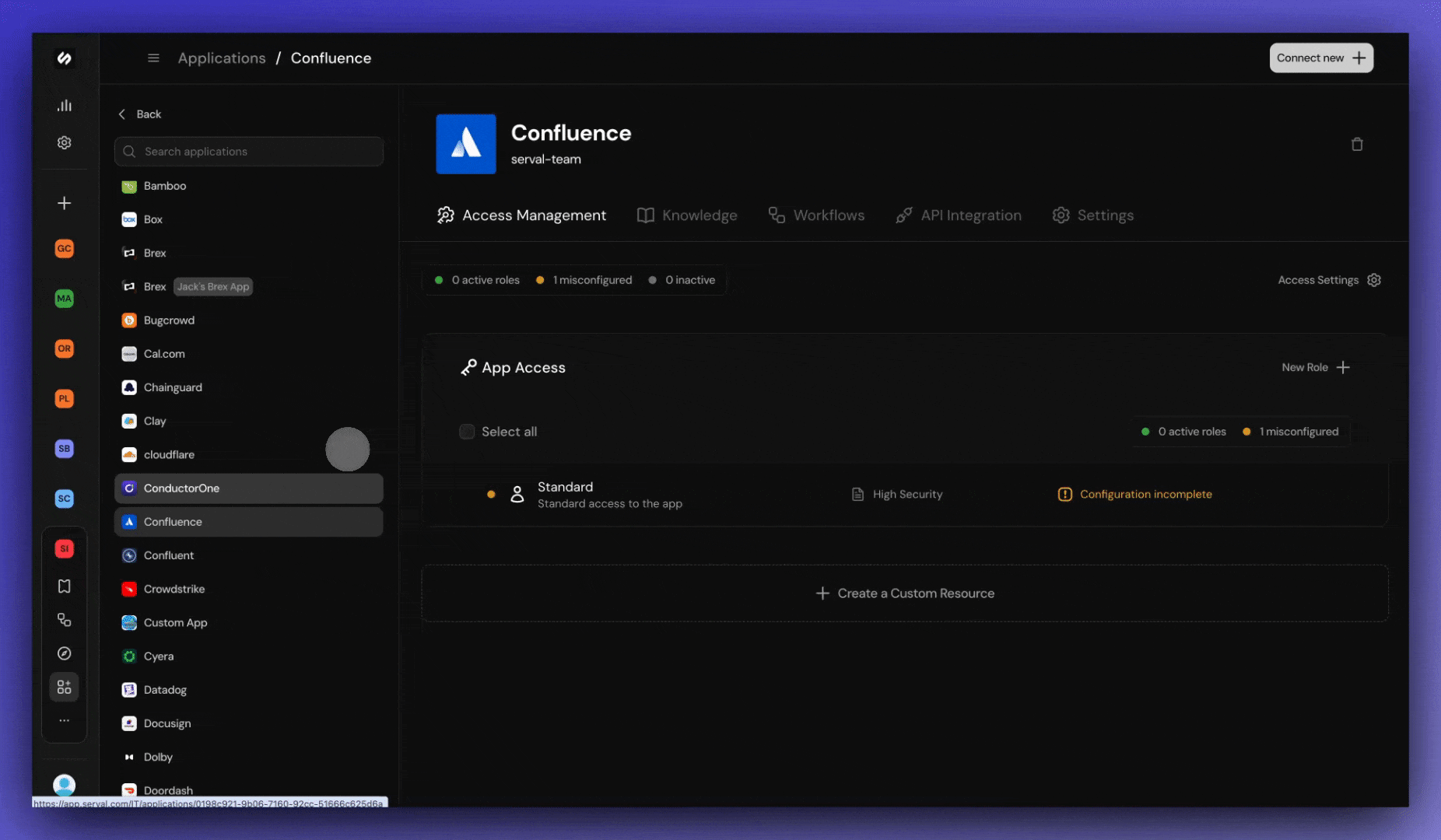 Duplicate applications across teams