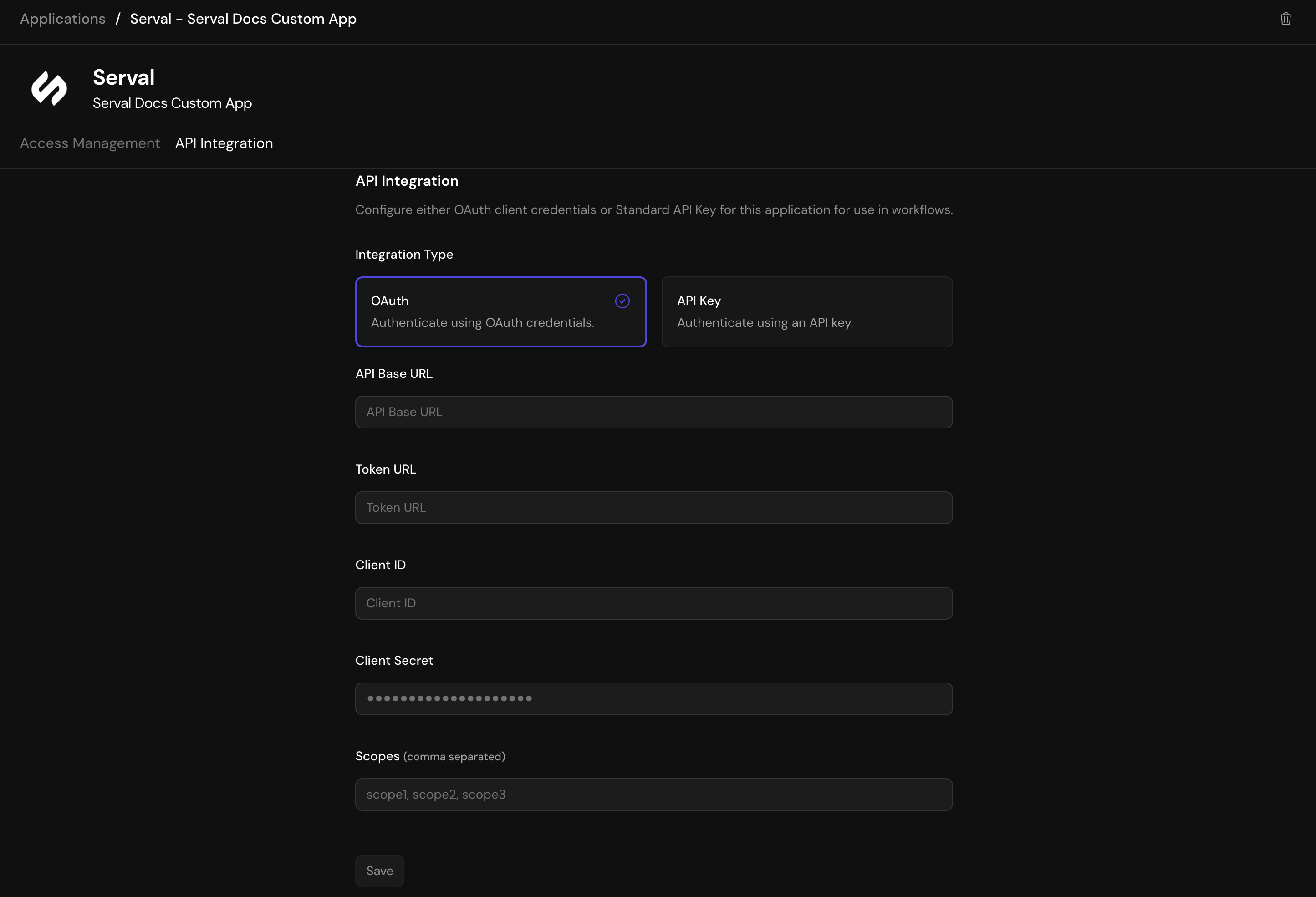 OAuth Setup