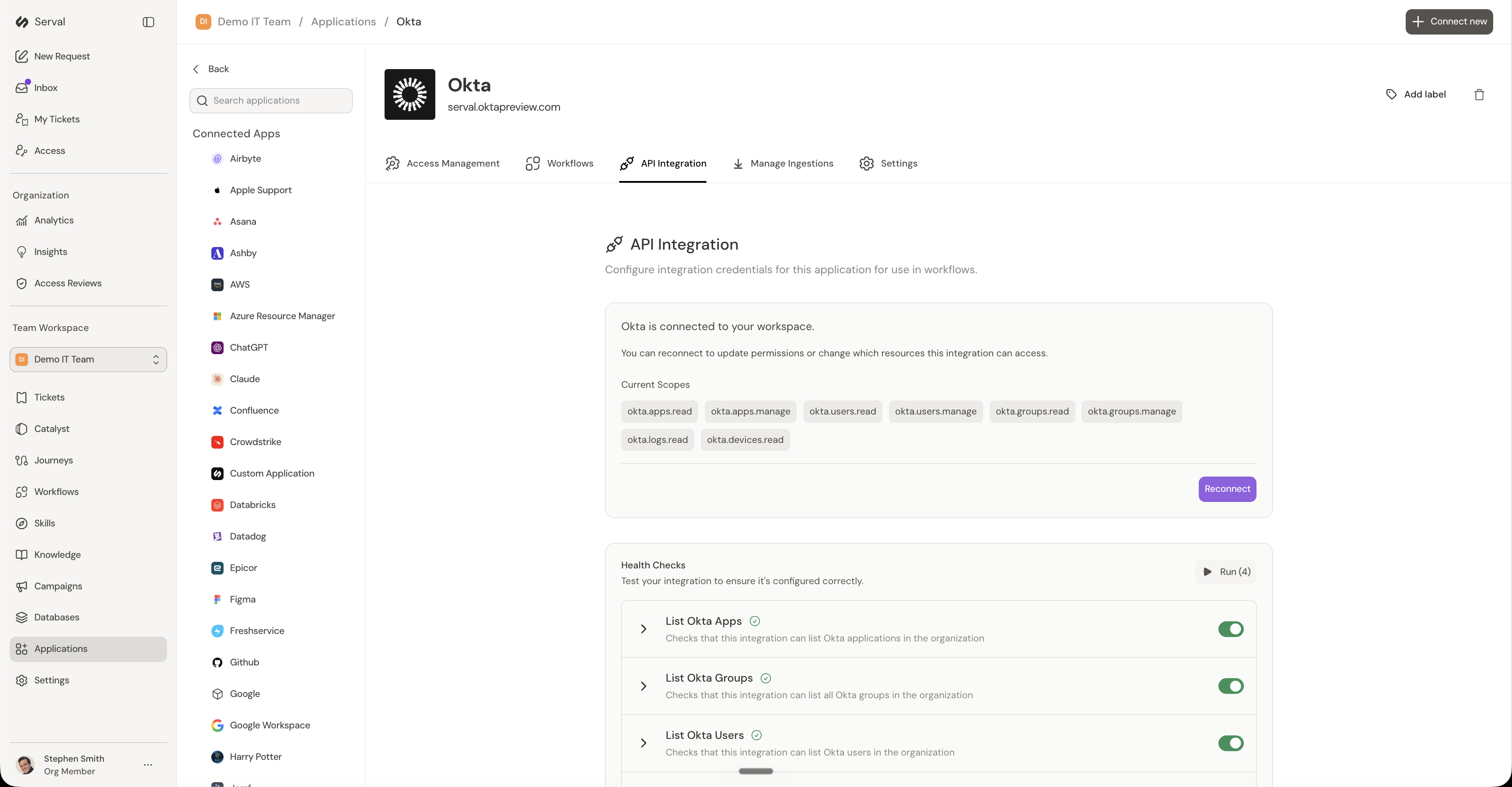 Integrations Overview - Serval Documentation