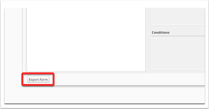 Exporting form as SM8F file