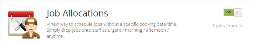 Job Allocations add-on