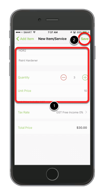 Fill in the fields and hit Save