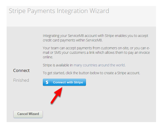 Welcome to the Stripe Integration Wizard