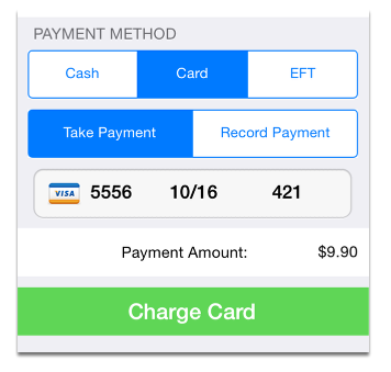 You can now start accepting credit card payments via app or online