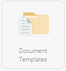 document templates icon