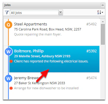 Open a job