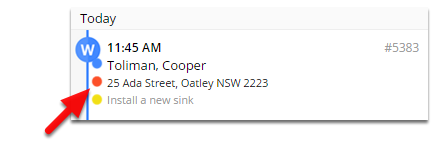 Job dots are another system of displaying information quickly.