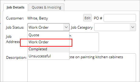 Work Order