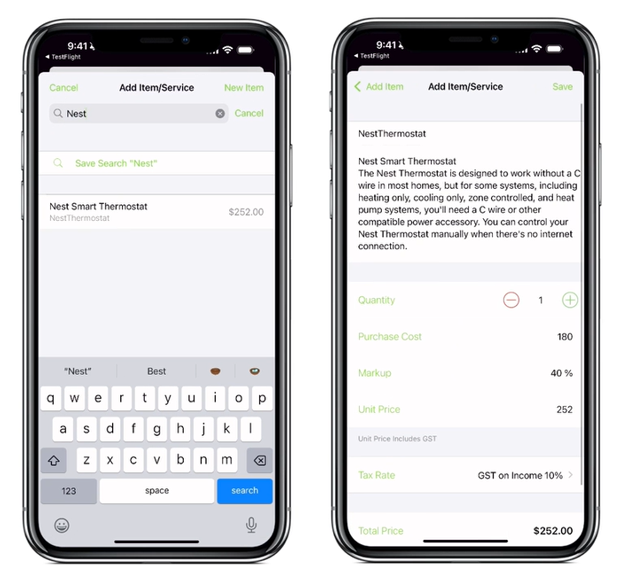 editing material sections