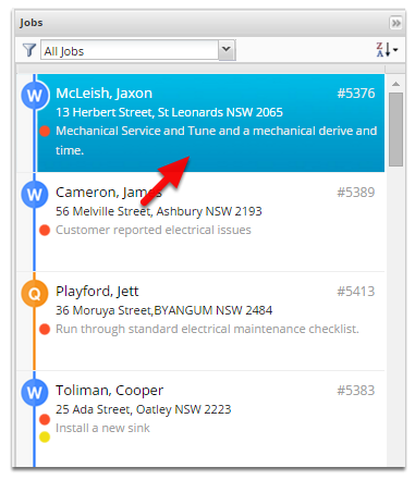 Open the job you wish to invoice a deposit for.