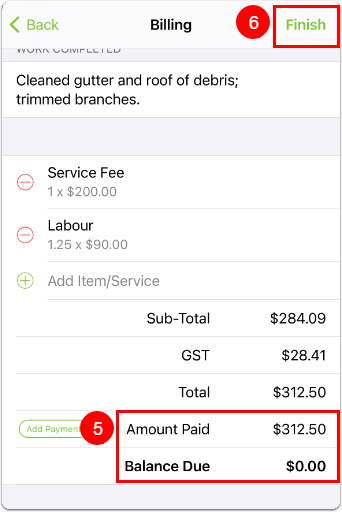 payment confirmation