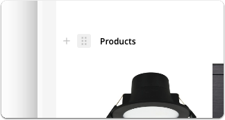 Drag handles for reordering sections