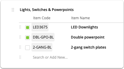 Optional section for standalone extras