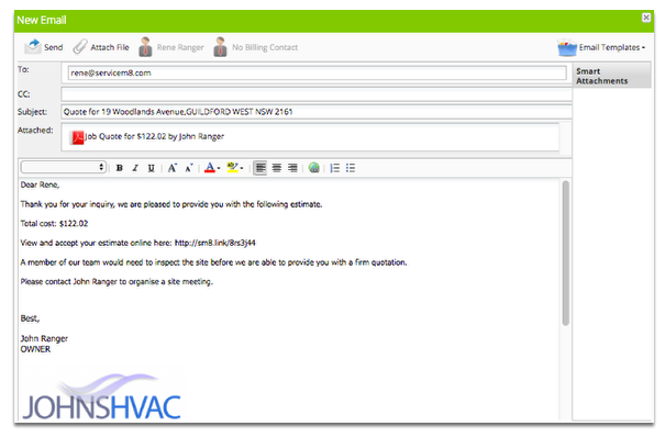 To see it in action, create a new email