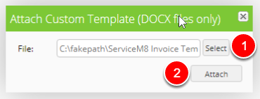 attaching custom templates