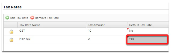 Set Default to Yes