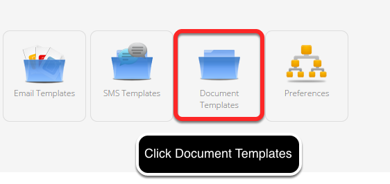 Click Document Templates