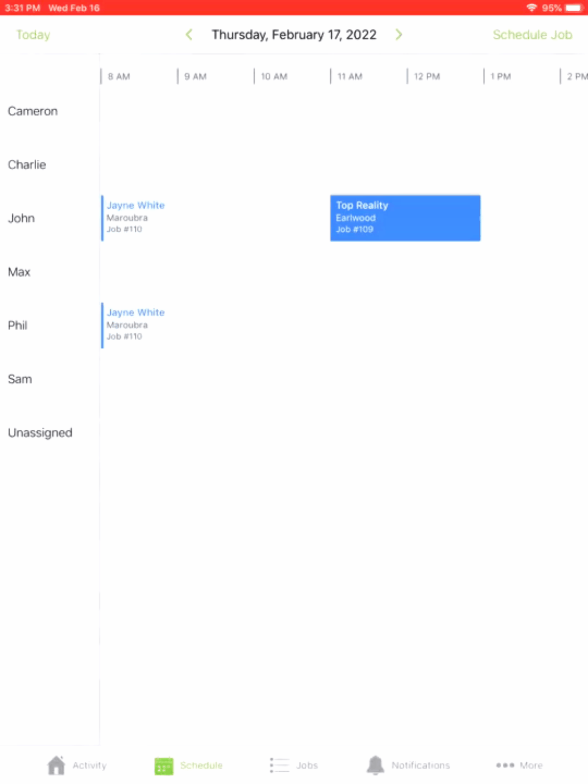 adjusting duration on ipad