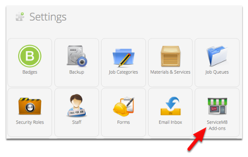 To activate the Reece add-on, simply go to Settings > ServiceM8 Add-ons