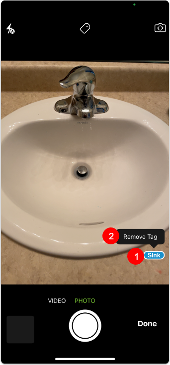 removing automatic tags