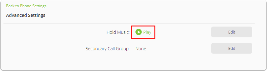 listening to your hold music