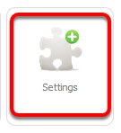 Click Settings from the Dashboard
