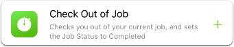 check out of job