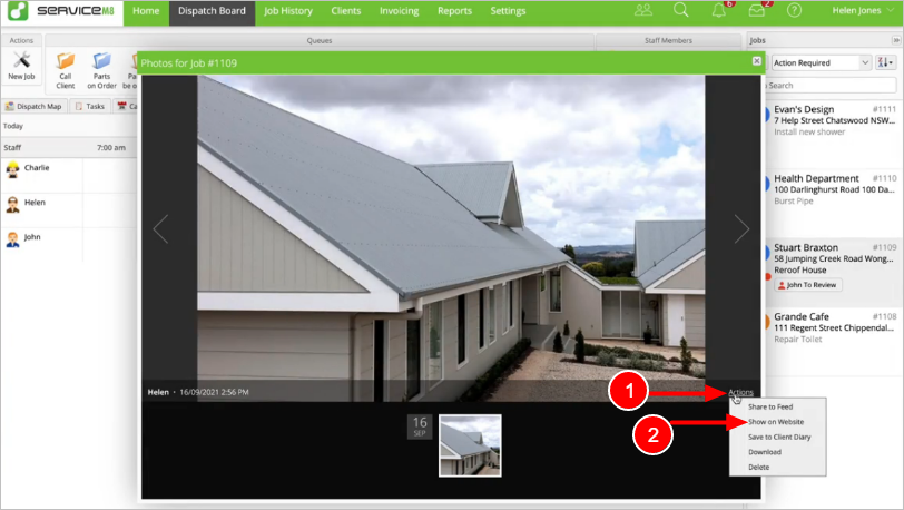 sharing image from desktop