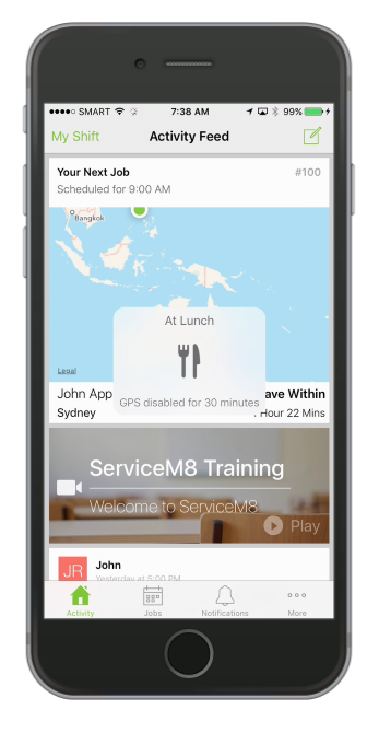 GPS will be disabled during this time