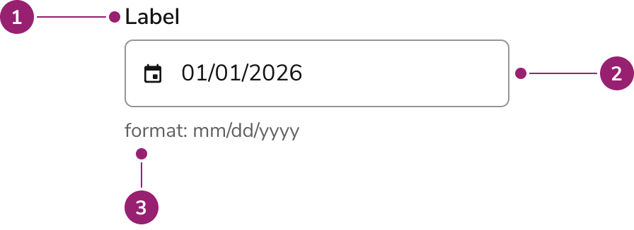Date Field Single – Design