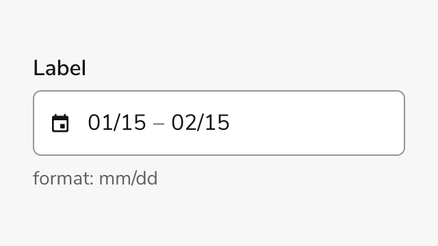 Date Field Yearless Range – Design