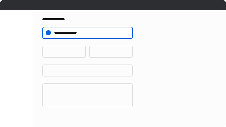 Example of an alert used in a form