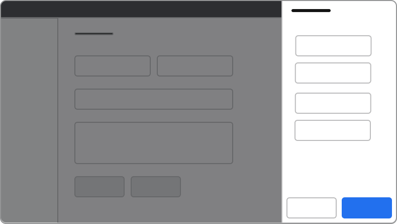 Drawer use a
backdrop