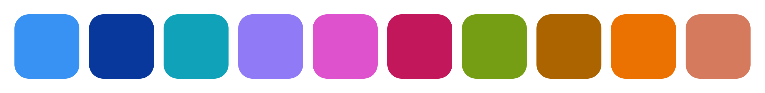 the categorical data viz color palette