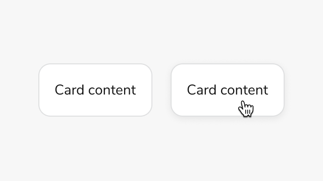 Anatomy of the Interactive Card
component