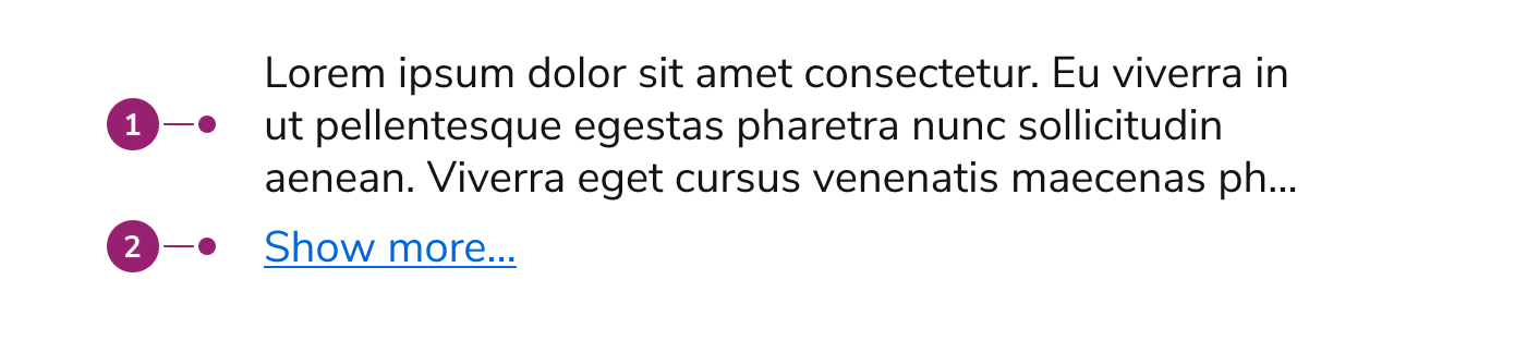 Anatomy of the OverflowText component