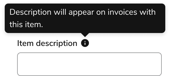Tooltip content short
do