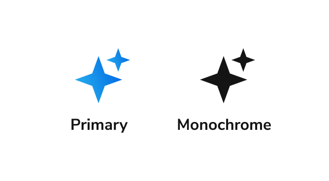 Visual of the primary and monochrome mark