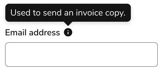 Tooltip when supplement
do