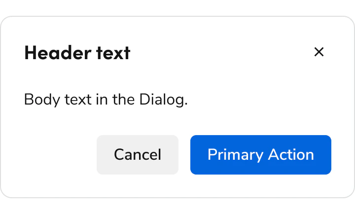 Dialog – Design