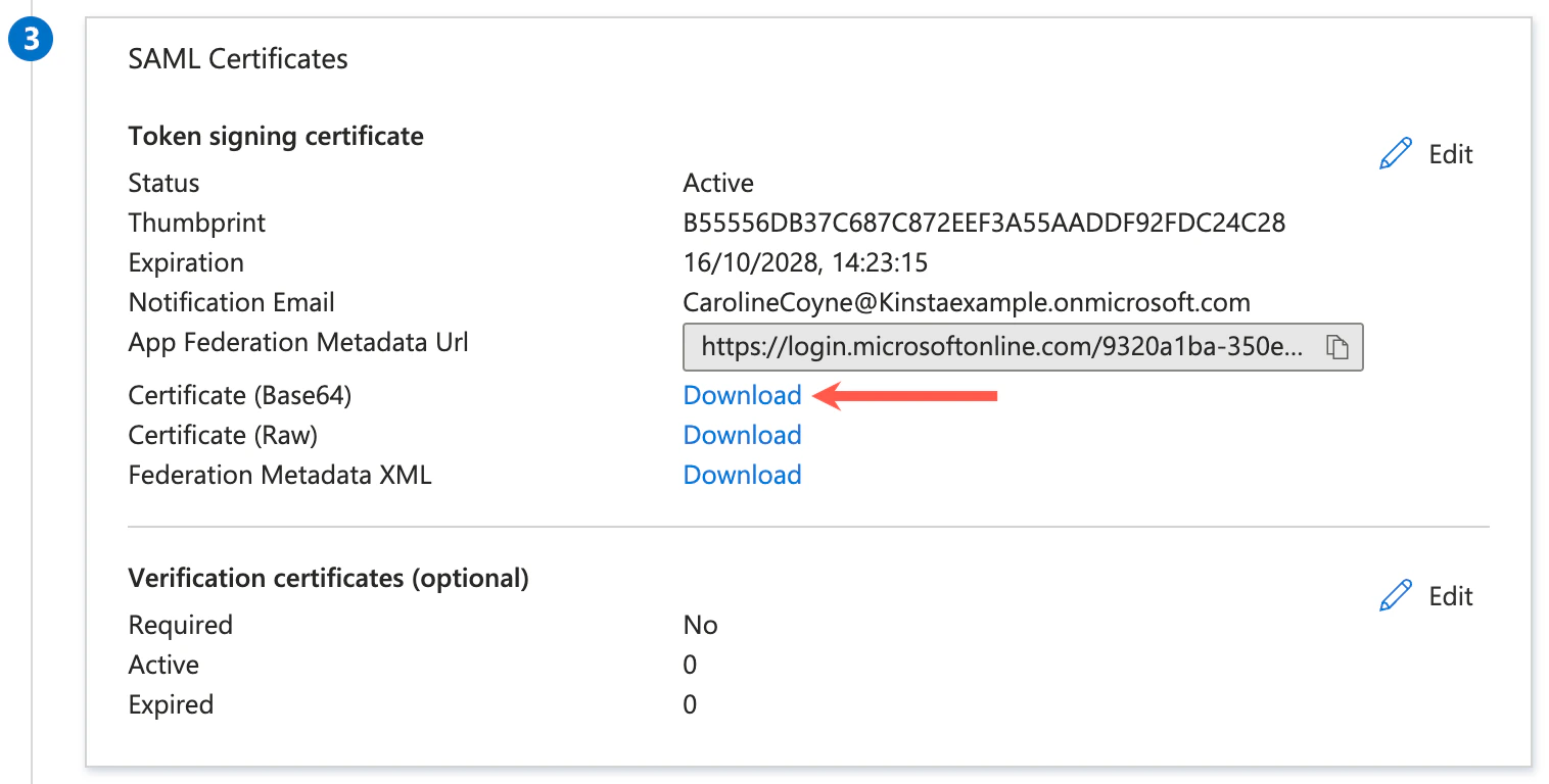 Entra Sso Set Up Certificate