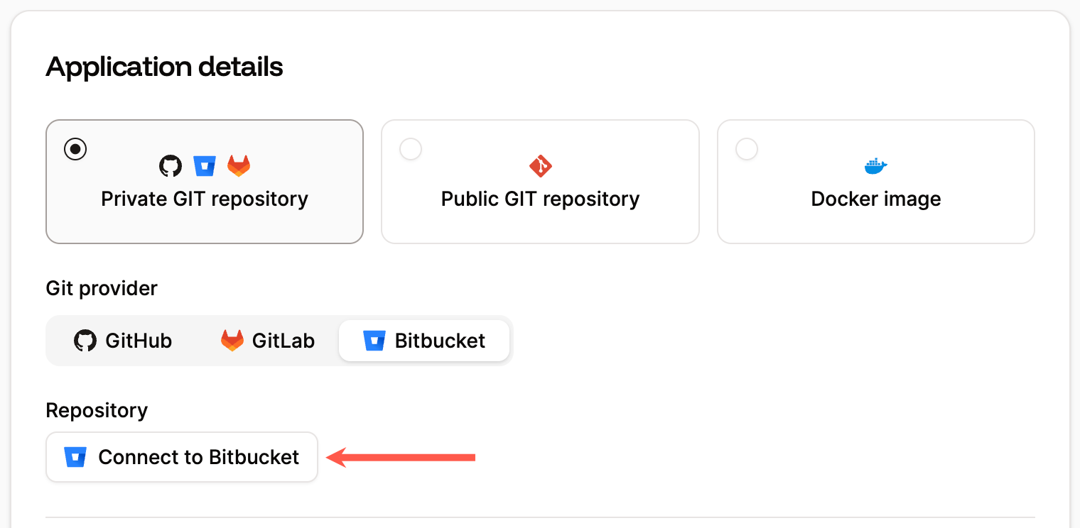 Connect Sevalla with your Bitbucket account