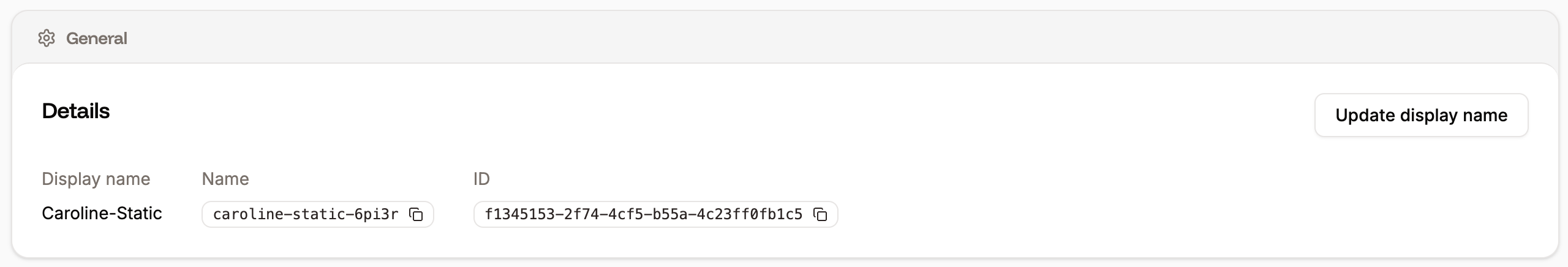 General settings for your static site