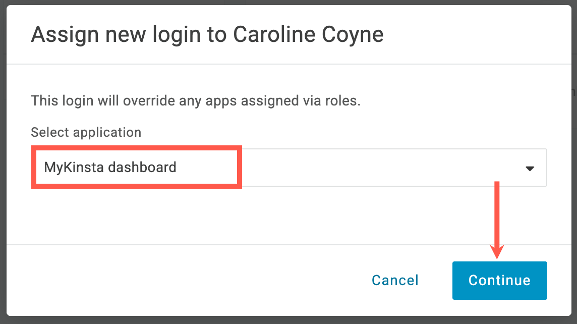 Onelogin Assign App User