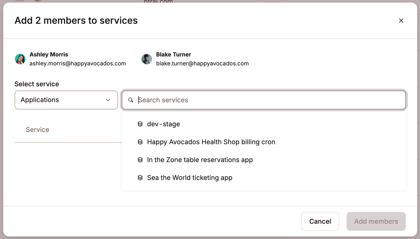 Sevalla Add Users Service Pn